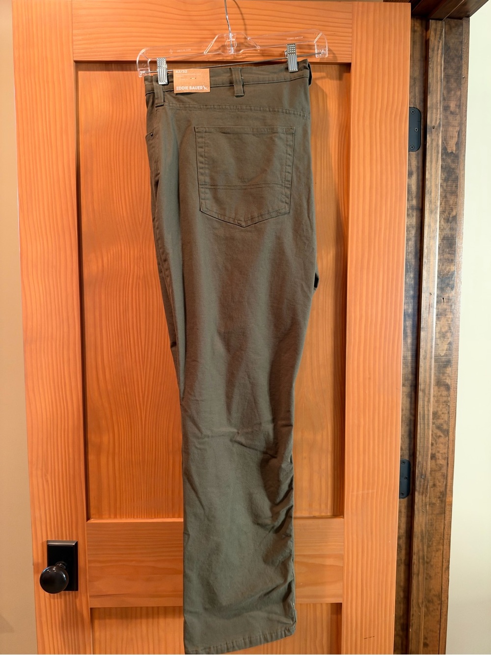 Eddie Bauer DkFatigue Men's Mountain Flex LINED Canvas 5-Pocket Pants NWT 42/3